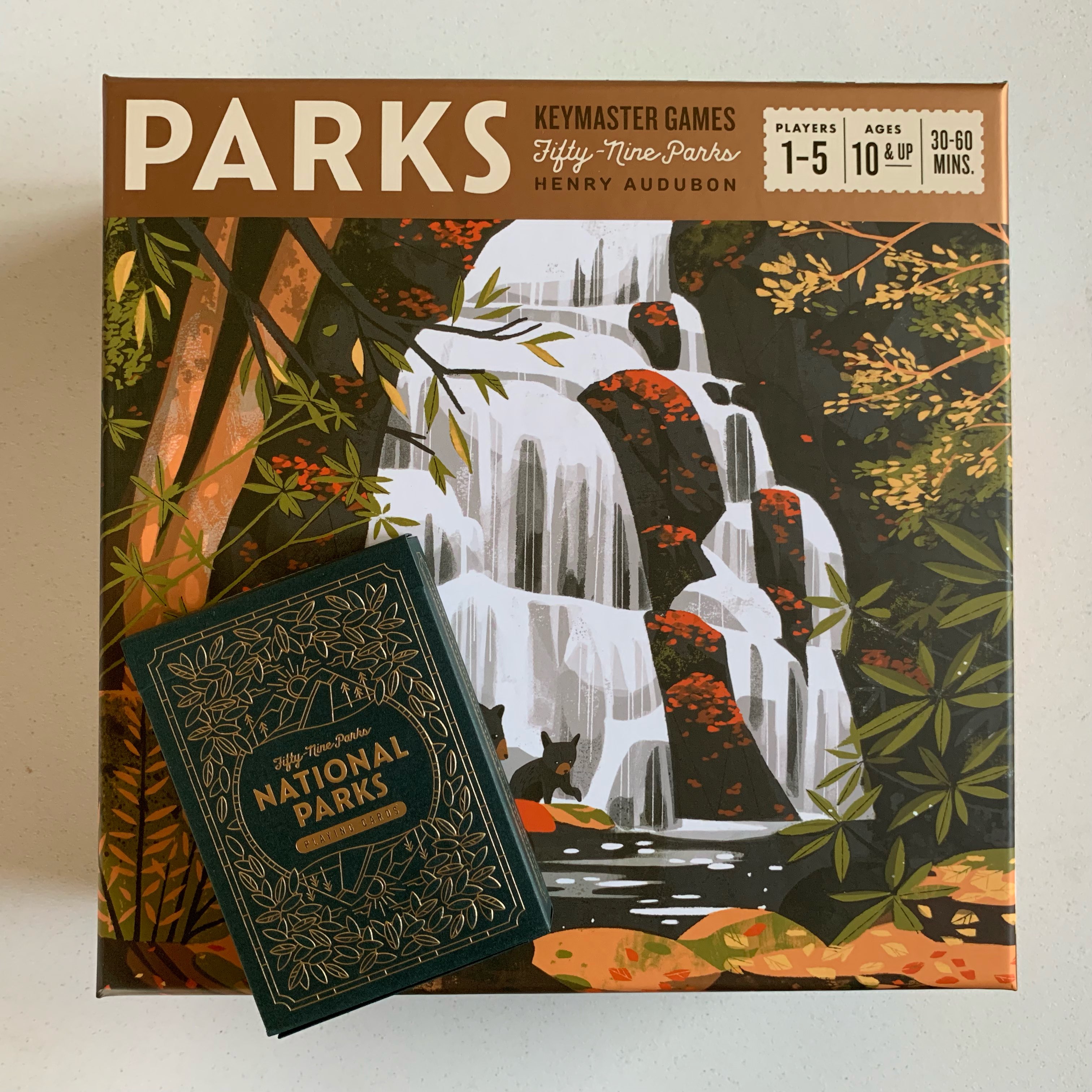 Parks board game box