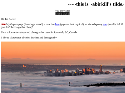 Screenshot of ~abirkill