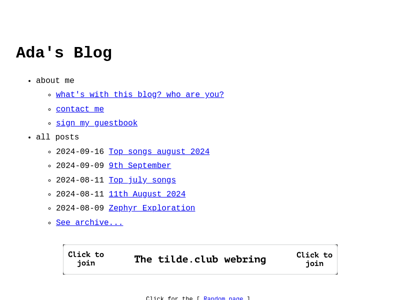 Screenshot of ~adadavin