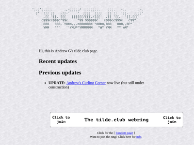 Screenshot of ~agray