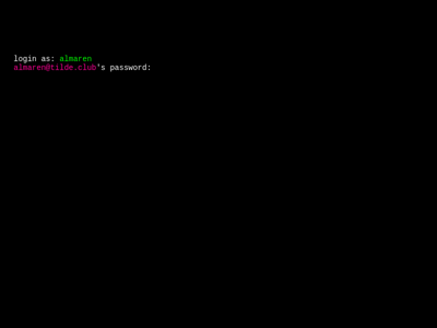 Screenshot of ~almaren
