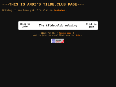 Screenshot of ~andif