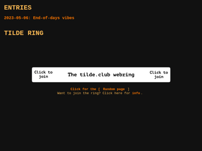 Screenshot of ~antidesitter