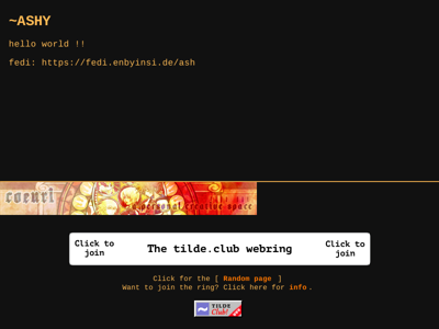 Screenshot of ~ashy