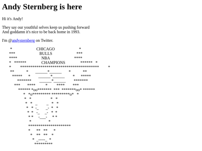 Screenshot of ~astern