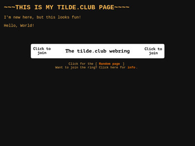 Screenshot of ~astrr