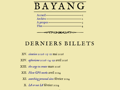 Screenshot of ~bayang