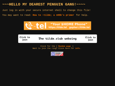Screenshot of ~bernd0
