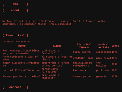 Screenshot of ~bms
