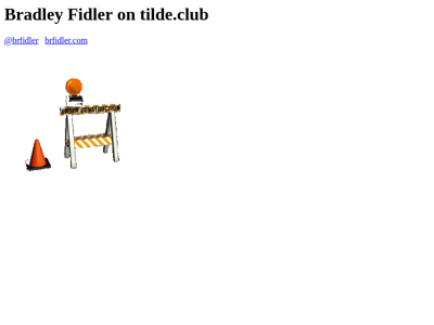 Screenshot of ~brfidler