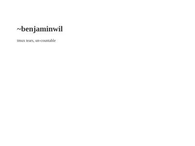 Screenshot of ~bw