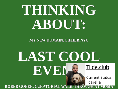 Screenshot of ~carella