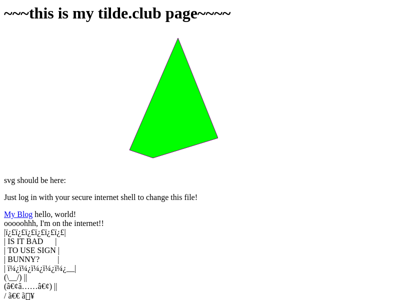Screenshot of ~chris