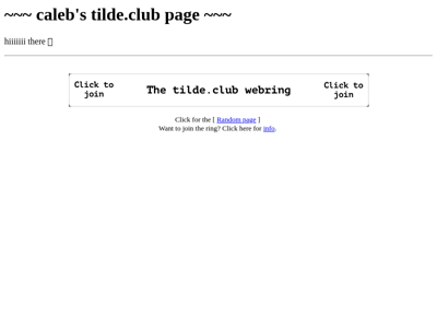 Screenshot of ~cjdenio