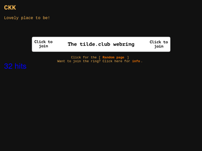 Screenshot of ~ckk