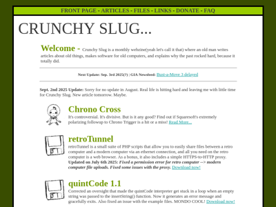 Screenshot of ~cslug