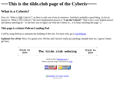 Screenshot of ~cyberis