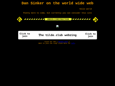 Screenshot of ~dansinker