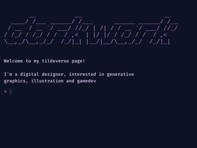Screenshot of ~darkwark