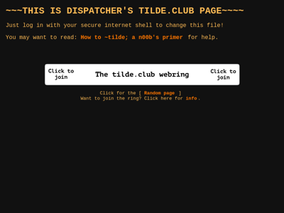 Screenshot of ~dispatcher
