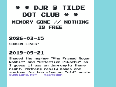 Screenshot of ~djr