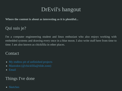 Screenshot of ~drevil