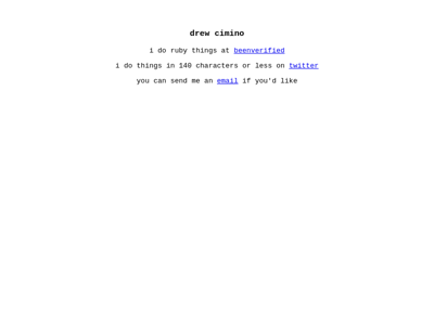 Screenshot of ~drew