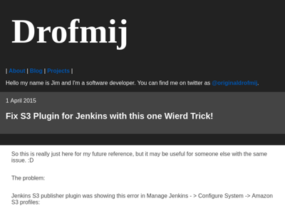 Screenshot of ~drofmij