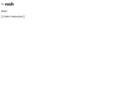 Screenshot of ~emb