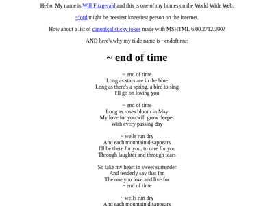 Screenshot of ~endoftime