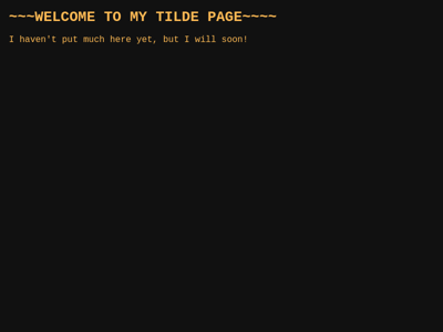 Screenshot of ~entity