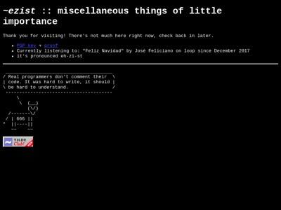 Screenshot of ~ezist