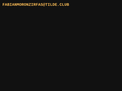 Screenshot of ~fabianmoronzirfas