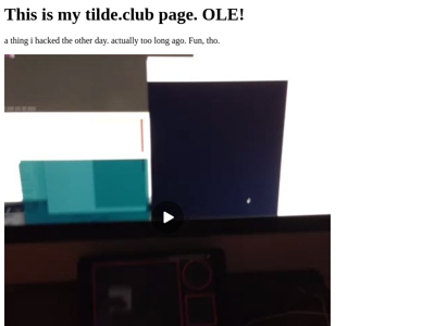Screenshot of ~fabianmu
