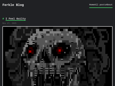 Screenshot of ~ferkle