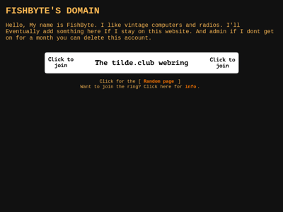 Screenshot of ~fishbyte