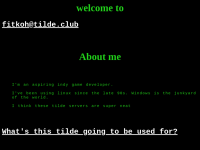 Screenshot of ~fitkoh