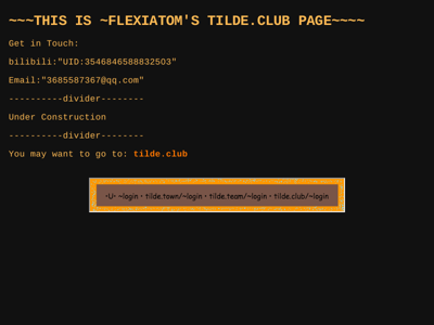 Screenshot of ~flexiatom
