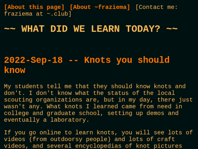 Screenshot of ~fraziema