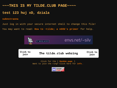 Screenshot of ~freiherr