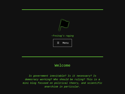 Screenshot of ~freitag