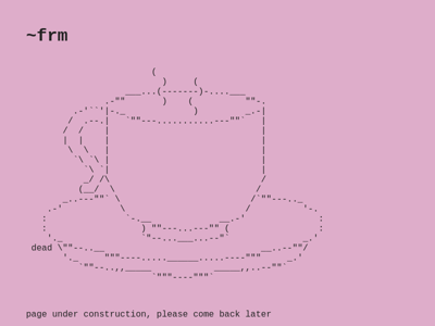 Screenshot of ~frm