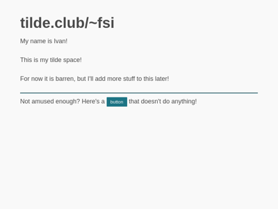 Screenshot of ~fsi