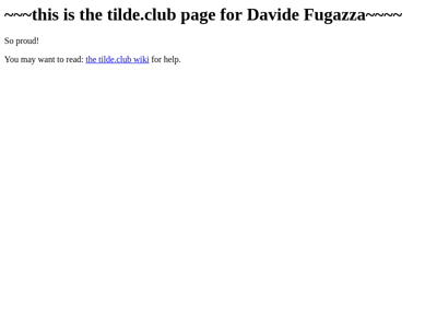 Screenshot of ~fugaz