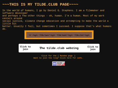 Screenshot of ~geekpower