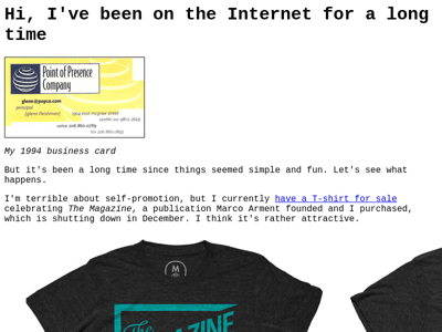 Screenshot of ~glennf