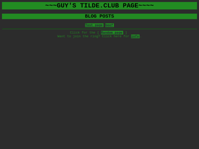Screenshot of ~guy