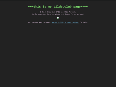 Screenshot of ~hexangel616