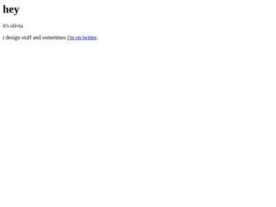 Screenshot of ~heyitsolivia
