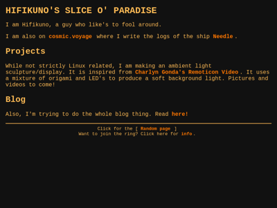 Screenshot of ~hifikuno